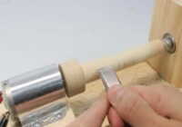 عکس آموزش ساختن دستگاه تراش چوب برای هنر تراشکاری