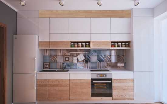 عکس, طراحی کابینت و دکور برای آشپزخانه های اپن کوچک