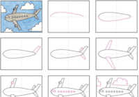 عکس آموزش نقاشی هواپیمای کودکانه جیمبو