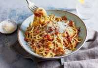 عکس آموزش اسپاگتی جدید ایتالیایی روی گاز
