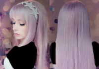 عکس فرمول در آوردن زیباترین رنگ یاسی روی موها