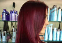 عکس فرمول رنگ موی قرمز گیلاسی برای موها