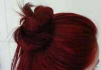 عکس آموزش قرمز کردن مو با تناژ ماهاگونی ماگما بدون دکلره