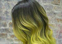 عکس ترکیب رنگ مو طلایی و زرد با عکس و فرمول آن