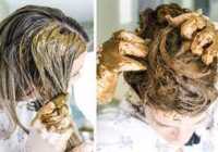 عکس ماسک خانگی برای سفت شدن ریشه موهای سر