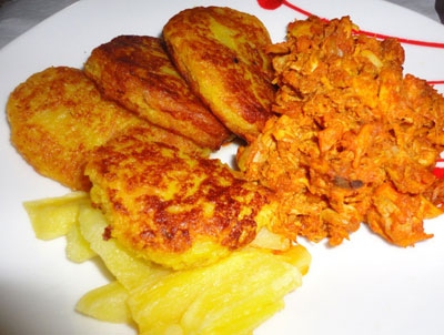 عکس, طرز پخت پیراشکی مرغ در ماهیتابه بدون فر