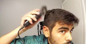 عکس, فیلم آموزش زدن دور مو و بغل موها با موزر توسط خود مردان