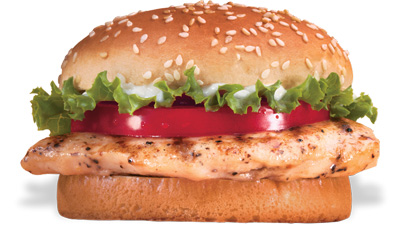 عکس, همبرگر مرغ یک غذای سالم و سریع الپخت