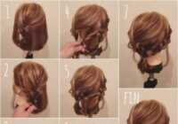 عکس آموزش بافتن موهای کوتاه تا گردن