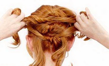 عکس, آموزش عکس به عکس بافت موی گره ای از پشت توسط شما