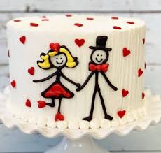 عکس, تزیین های مخصوص کیک سالگرد ازدواج خانگی