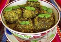 عکس خوشمزه ترین روش پخت کوفته سبزی شیرازی