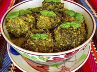 عکس, خوشمزه ترین روش پخت کوفته سبزی شیرازی