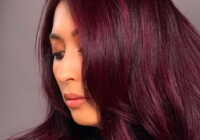 عکس روش رنگ کردن مو به رنگ بالیاژ ماهاگونی