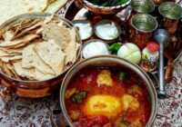 عکس روش سنتی پختن یخنی نخود شیرازی