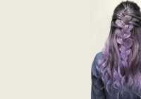 عکس آموزش رنگ کردن مو به رنگ جذاب یاسی دودی