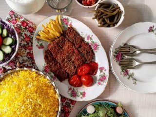 عکس, آموزش پختن کباب برنجی غذای سنتی ایرانی