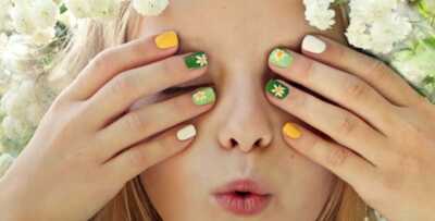 عکس, جذاب ترین ایده های طراحی ناخن دختر بچه ها