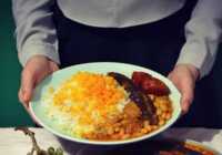عکس آموزش غذای سنتی ارومیه خورش آق لوبیا