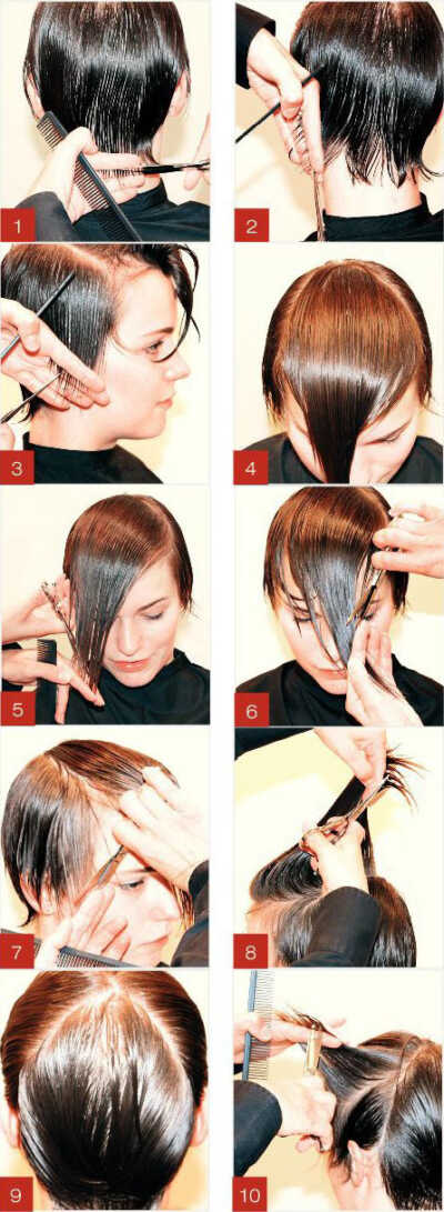 عکس, کوتاه کردن موها به صورت لایه ای لیر