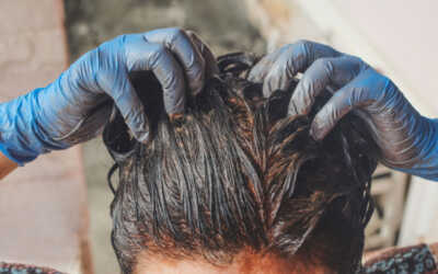 عکس, آموزش زدن حنا به موها برای بازگشت موهای ریخته شده