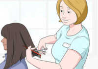عکس آموزش کوتاه کردن اکستنشن مو و داشتن برشی طبیعی