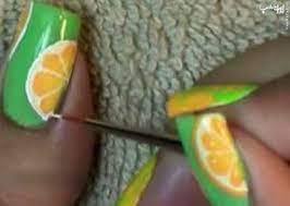 عکس, ایده های خاص کاشت ناخن با طرح آناناسی و پرتقال