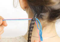عکس فیلم آموزش رایگان بافتن موها با نخ