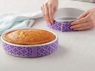 عکس, چگونه با قالب کمربندی کیک بپزیم و آن را تزیین کنیم
