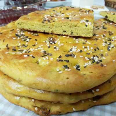 عکس, روش پخت نان کاکولی با آرد نانوایی