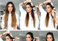 عکس آموزش دقیق موج دادن مو با اتو مو